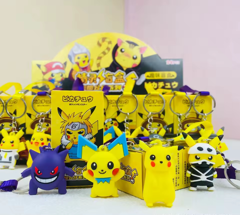 Pikachu Ninja Mashup Keychain Blind Box (Anime Edition)
