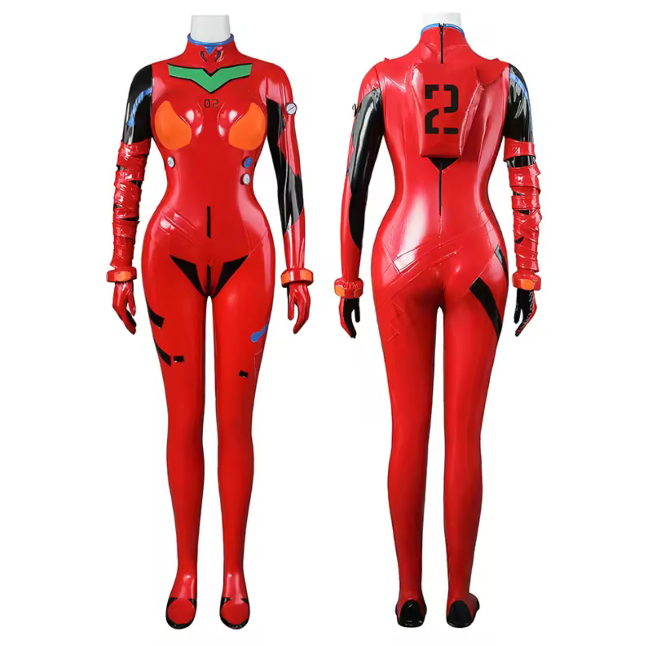 Asuka Langley Cosplay Outfit w/ Spear of Longinus