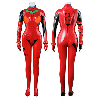 Asuka Langley Cosplay Outfit w/ Spear of Longinus