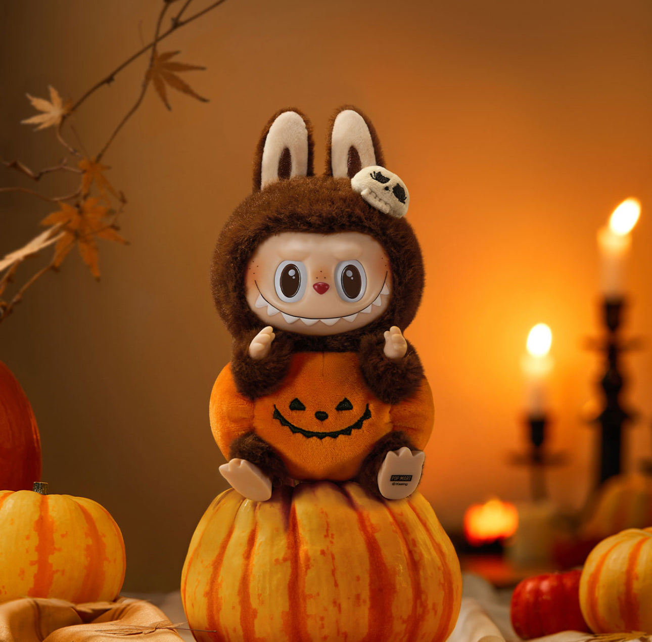 Halloween Edition Pumpkin Labubu - The Monster Series By Pop Mart